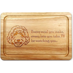 Labradoodle Chopping Board 30 x 20 cm