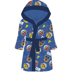 Paw Patrol Characters Girls Boys Hooded Bathrobe Dressing Gown Towel Microfibre or Coral Fleece in Paw Pattern 2-8 Years