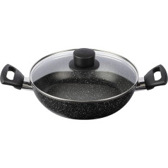 BALLARINI Vipiteno Induction Roasting Pan with Lid, Non-Stick Coating, Casserole Pan, Aluminium, Round, Diameter 24 cm