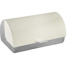 Morphy Richards 976002 Dune Bread Bin, Stainless Steel, Ivory/Cream, 1