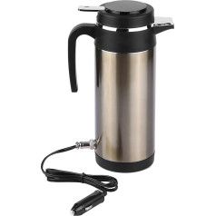 1200 ml 12 V Stainless Steel Electric Kettle Travel Heater Water Bottle (12 V)