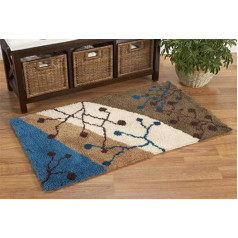 ROCKY&CHAO Latch Hook Rug to Make Yourself – 60 x 40 cm Latch Hook Kit Self Knotting Set for Children and Adults