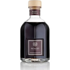 Dr. Vranjes Rosso Nobile Diffuser 250 ml with Black Sticks - Luxury Room Fragrance, Made in Italy, Main Notes: Fruity, Fragrance Pyramids: Orange, Strawberry and Wild Berries, Birch Wood