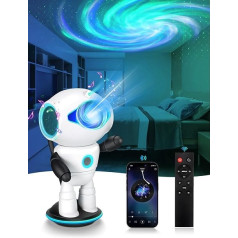 Galaxy Projector 2.0, LED Sternenhimmel Projektor Mit Bluetooth Lautsprecher,Sternenhimmel Projektor Kinder Mit Fernbedienung Und Timer, Nachtlicht Sternenhimmel Geschenke für Kinder,Erwachsene