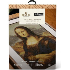 DMC - Mona Lisa by Leonardo da Vinci Le Louvre Cross Stitch Kit Level Advanced