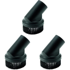 Nilfisk Suction Brush Diameter 36 mm (Round Shape, for Industrial Vacuum Cleaners ATTIX, MULTI, Aero, Nilfisk Buddy II, Accessories for Vacuum Cleaners) 302002509 (Pack of 3)