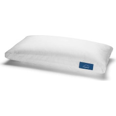 Genius, Cotton, eazzzy Pillow 40 x 80 cm - Orthopaedic Sleeping Pillow for Peaceful Sleep Made of Milk Fibre with Aloe Vera - Suitable for Allergy Sufferers Supportive Oeko-Tex Neck Support Pillow,