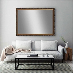 Zalena Verde 30 x 25 cm Frame Wall Mirror Design Mirror Bathroom Mirror for the Home Guest Bathroom Hallway Gadrobe Living Room