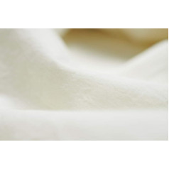 L1NK STUDIO Bed Linen 260 x 220 cm - Duvet Cover 100% Cotton (Percale 200 Threads) for Bed 180 cm Plain Beige