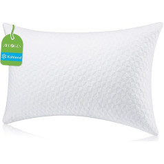 Pillow Memory Foam Pillow 41 x 61 cm - Premium Crushed Memory Foam Pillow Adjustable, Comfortable Sleeping Pillow Ideal for Side Sleepers Back Sleepers Stomach Sleepers Side Sleeper Pillow