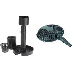 Oase AquaSkim 40 56907 Surface Extractor, Suitable for Max. 40 m² Pond Surface, Standing Skimmer, Skimmer, Vacuum, Pond Cleaning & 57177 Aquamax Satellite