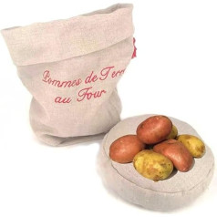 Microwave Potato Bag 100% Natural Linen Double Thick Cherry Core Cushion for Keeping Warm