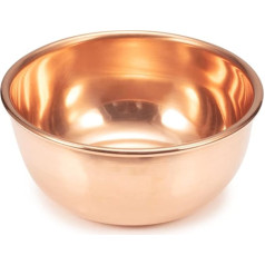 YINOX 99% Pure Copper Mixing Bowl, Reflective Crafts, Can Be Used as Kitchen Salad Bowl, Egg Bowl, Dipping Bowl or Kitchen Decoration