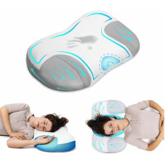 Shoulder Support Pillow and Neck Support Pillow Ergonomic Memory Foam & Neck Pillow for Optimal Support 60 x 38 x 10 cm Pillow for Sides, Back and Stomach Sleeper Pillow