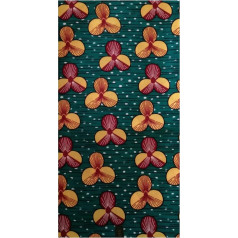 MAYNOWAX 100% Cotton African Wax Fabric Cover 180cm x 120cm