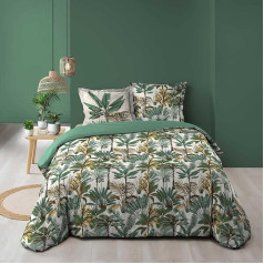 Douceur d'Intérieur, Balinesia 3-Piece Set (240 x 220 cm) 100% Cotton