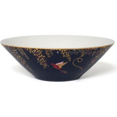 Portmeirion Sara Miller Chelsea Collection Navy Medium Salad Bowl Boxed