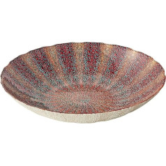 Anton Studio Designs - Nova Bowl - Diameter 33 cm - Multicoloured Decorative Glass Bowl for Home and Holiday Decoration