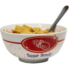 Just Funky Official Fallout Video Game Ceramic Cereal Bowl | Feat. Sugar Bombs | 20 oz