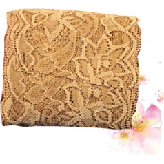 Lurrose 1 Roll Lace Appliques Embellishments Stretchy Lace Ribbon Vintage Decorative Elastic Band Stretchy Fabric Craft Lace Ribbon Stretchy Ribbon Tulle Ribbon Table Runner Flowers Bride