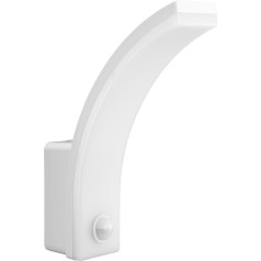 LED kustības sensora lampa , PIR kustības sensors, balta, 20W, IP65, 2000lm, neitrāli balta (4000K) MCE512 W