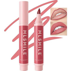 Erinde Waterproof Matte Marker Lip Liner, Long Lasting Tattoo Lip Liner, Highly Pigmented Lip Liner Permanent Smooth Lip Liner Pencil, Natural Lipstick, Max Factor Lip Makeup Pen
