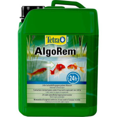 Tetra Pond AlgoRem 24 Hour Instant Aid Against Green Water in Garden Pond), 3 L