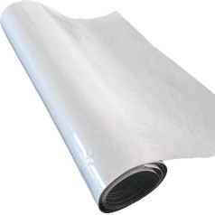 YJFENG Greenhouse Film, Reflective Black and White Film, 100% Waterproof, Fade-Resistant Divider, Pond Liner, Thermal Insulation Barriers, Shed Cover, for Grow (Colour: 0.12 mm, Size: 2 x 4 m)