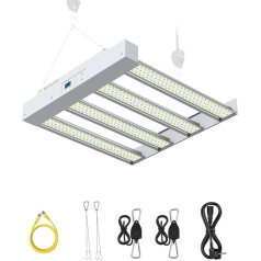 LED Grow Lamp Plant Lamp LED Full Spectrum 660 LEDs 120 W 60 x 60 cm Cover LED Plant Lamp 3 Types Full Spectrum Timer and Dimming Function for Indoor Plants Seedlings Vegetables and Flowers