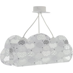 Dalber 41410E E27 Children's Room Ceiling Light Children's Room Cloud Grey