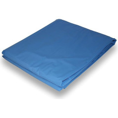 Paradise Pool Film Round 400 x 110 (Diameter x Height), 0.35 mm Thick Durable Pool Liner without Piping, Pool Tarpaulin in Adriatic Blue, Interior Lining, Swimming Pool Accessories, Quantity: 1