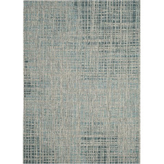 Safavieh Courtyard Collection CY8513-37212 Indoor/Outdoor Area Rug, 6 Inch 7 Inch x 9 Inch 6 Inches, Grey/Blue