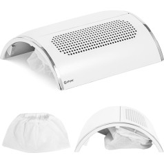 Kosmētikas nagu putekļu savācējs 3 ventilatori 40 W - balts