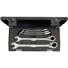 Gedore 7-Piece Ur Reversible Spanner Set with Ring Wrenches 5/8 – 19 mm