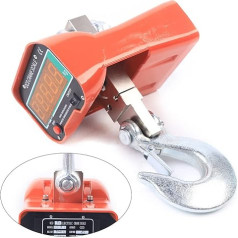 YNAADYH 3000 kg digitale Waage, elektronisch, Kran, Hängewaage, LED-Anzeige