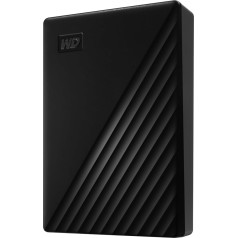 WD My Passport Ultra 6TB External Hard Drive (Mobile Storage, Metal Case, Downloadable Software, Automatic Backups, Password Protection) Black - Also Compatible with PC, Xbox and PS4