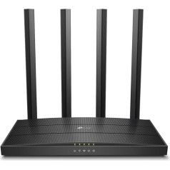 TP-Link Archer C88 Dual-Band Gigabit WLAN Router (1300Mbit/s 5GHz + 600Mbit/s 2.4GHz, 4 Gigabit LAN Port, MU-MIMO, WPA3, Guest Network, Supports No DSL Function