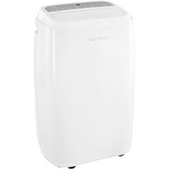 GUTFELS Mobile Air Conditioning CM 81455 we | 14000 BTU | Includes Exhaust Hose | Mobile | Air Dehumidification | Cooling | White | Compact | Includes Wheels | Remote Control