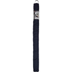 COGEX - Draught Excluder Draught Excluder Draught Excluder Diameter 6.5cm Length 80cm House 100% Polyester Square Plain Colour with Velcro Tape & Double Sided Tape