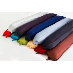 Draught Excluder Plain Hollowfibre Filling Draught Excluder Cushion - Heavy Door Draught Excluder for Bottom of Door/Window - 90 x 18 cm (Grey)