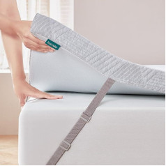 Bonnvia® Topper 90 x 200 cm H3, Mattress Topper 90 x 200 cm, Soft Memory Foam Sofa Bed, Mattress Topper 90 x 200 cm Gel Cover Box Spring Bed Cold Foam 6 cm High