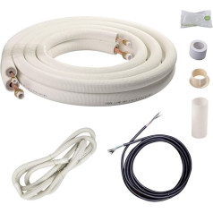 Wostore 15ft Copper Pipes 1/4 & 3/8