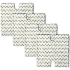 Rediboom 4 Pack Replacement Mop Pads Compatible with Shark Klik n Flip S6001UK S6003UK S6005UK S3973D S6002 S5003D S5001 S5002 S3973W Steam Mop Pads