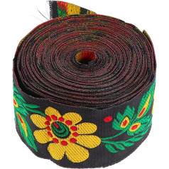 HAPINARY Jacquard Ribbon Woven Trim Embroidered Ribbon Embellishment Craft Supply