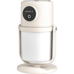 Humidifier, 280ml Humidifier for Bedroom, 360° Rotation, Ultrasonic Quiet Operation, with Night Light, Waterless Automatic Shut-Off, Timer, Cool Mist Humidifier for