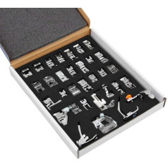 Professional Presser Foot Kit for Singer, Brother, Janome, Kenmore, Babylock, Elna, Toyota, New Home, Simplicity and Low Shank Sewing Machines