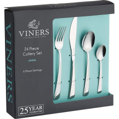 Viners Engel, Edelstahl, 24-teiliges Set, 6.5 x 24 x 28 cm