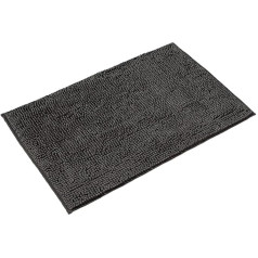 PANA Fluffy rug for bathroom and toilet, chenille bath mat in various colours and sizes. Bath mat, non-slip and washable