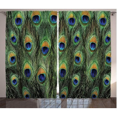 Abakuhausus Curtain Multi-Coloured de_1