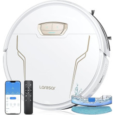 Laresar Robot Vacuum Cleaner 5000 mAh Batteries to Adjust Cleaning